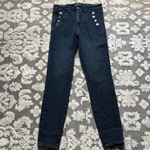 GAP DENIM, blue, high rise, stretchy, universal legging, jeans, Sz: 8/29R